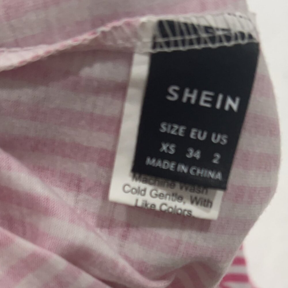 Adorable New Pink Stripped Star SHEIN Kids Size 2 NWOT - Picture 4 of 6